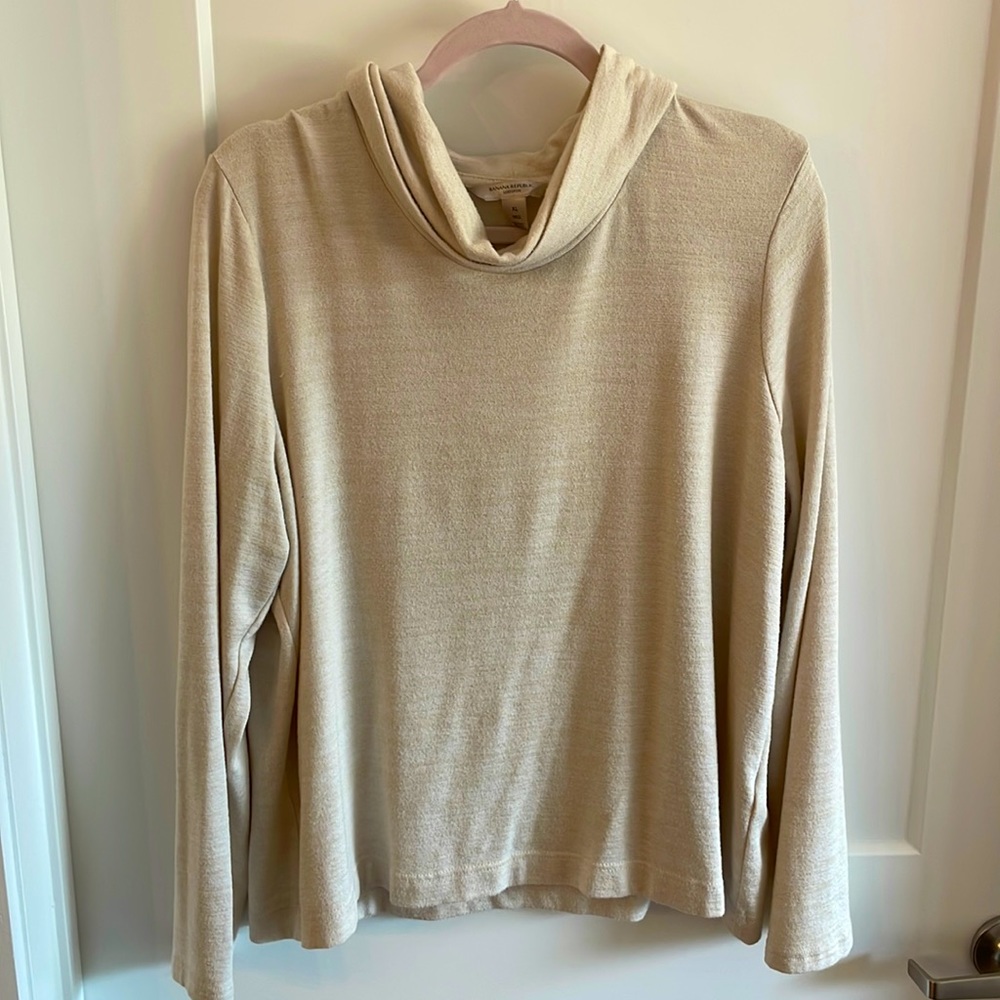 Banana Republic Luxespun XL Cowl Neck Sweater